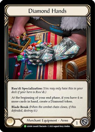 Diamond Hands (LSS008) Cold Foil - FaB Promos