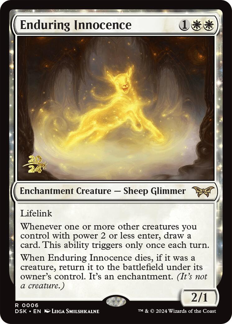 Enduring Innocence [Duskmourn: House of Horror Prerelease Promos] | Silver Goblin