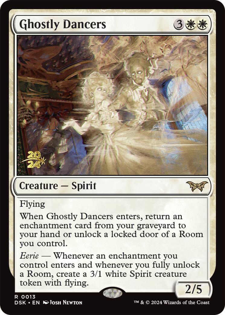 Ghostly Dancers [Duskmourn: House of Horror Prerelease Promos] | Silver Goblin