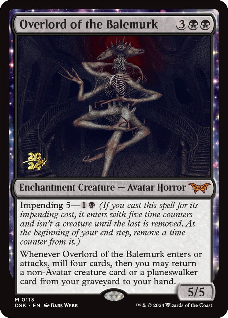 Overlord of the Balemurk [Duskmourn: House of Horror Prerelease Promos] | Silver Goblin