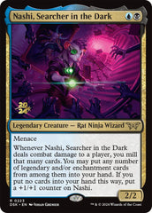 Nashi, Searcher in the Dark [Duskmourn: House of Horror Prerelease Promos] | Silver Goblin