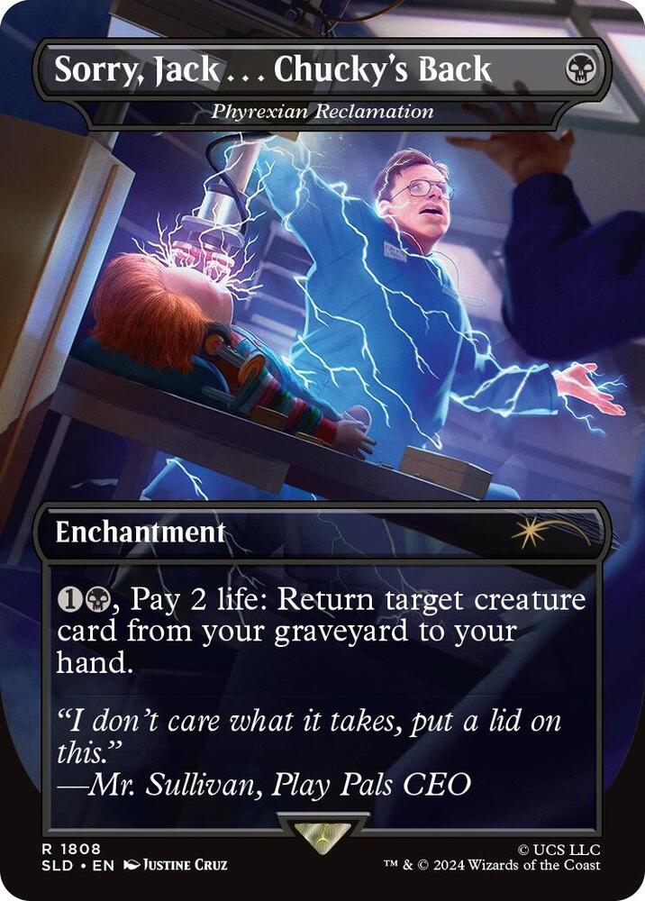 Sorry, Jack . . . Chucky's Back – Phyrexian Reclamation (1808) Foil - Secret Lair Drop