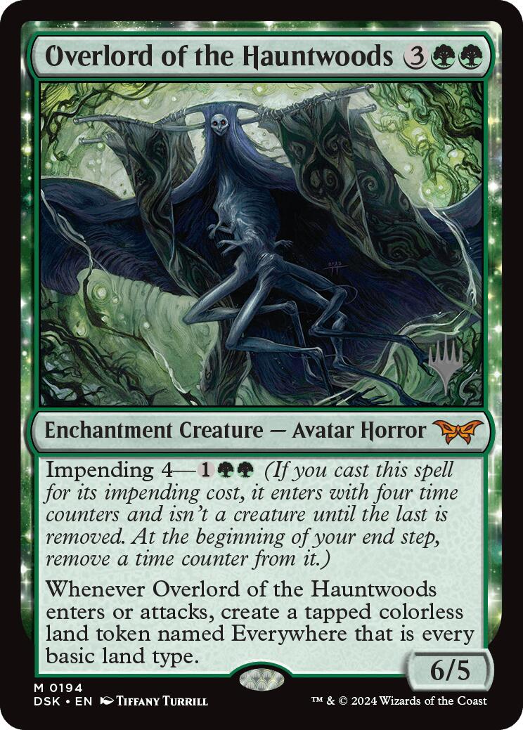 Overlord of the Hauntwoods [Duskmourn: House of Horror Promos] | Silver Goblin