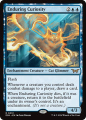 Enduring Curiosity [Duskmourn: House of Horror Promos] | Silver Goblin