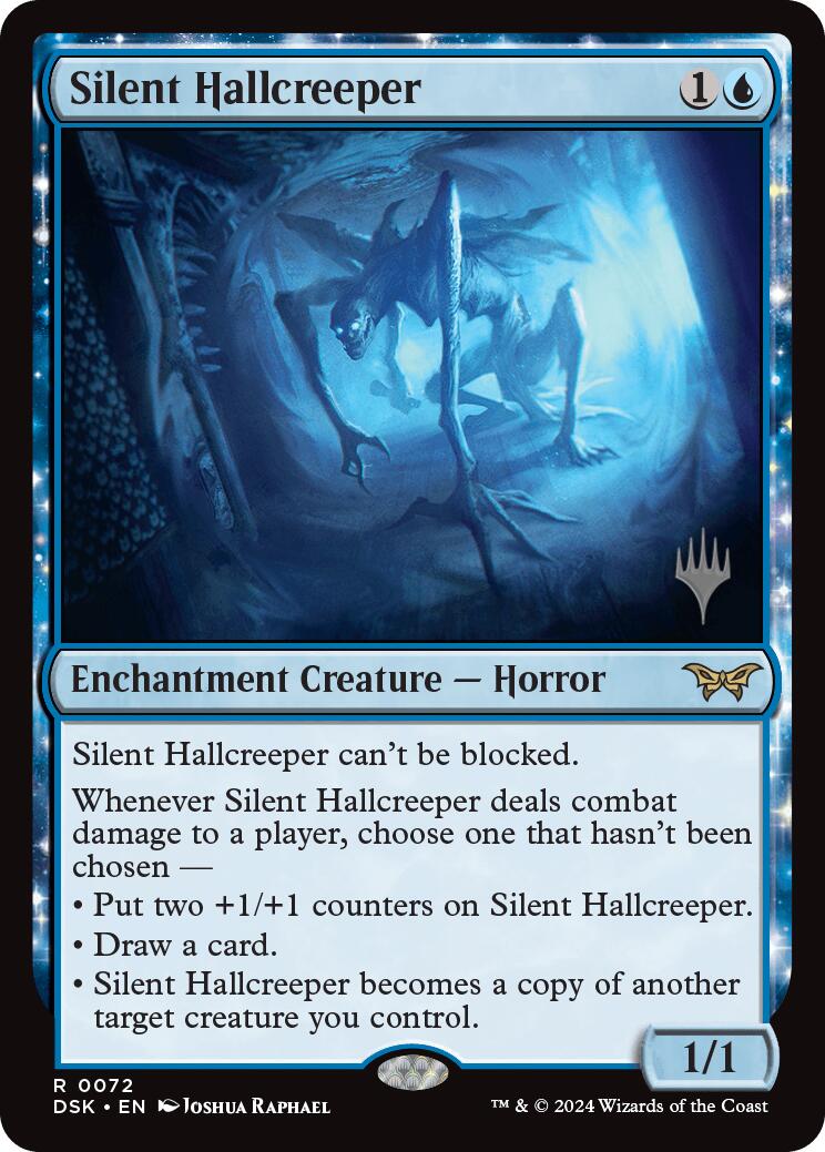 Silent Hallcreeper [Duskmourn: House of Horror Promos] | Silver Goblin