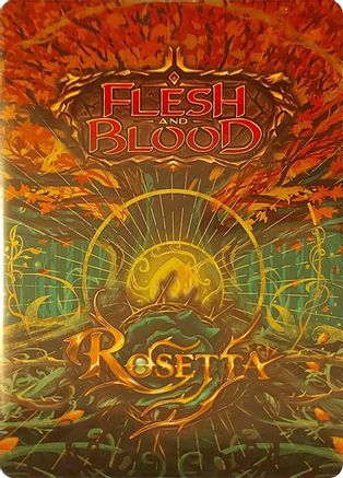 Rosetta Set Art Card (Cold Foil) - Rosetta