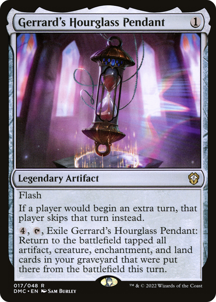 Gerrard's Hourglass Pendant [Dominaria United Commander]