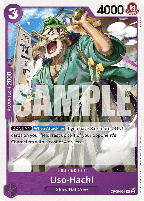 Uso-Hachi [Starter Deck: PURPLE Monkey.D.Luffy] | Silver Goblin