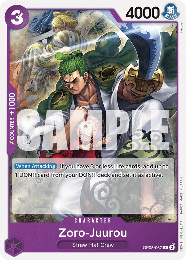 Zoro-Juurou [Starter Deck: PURPLE Monkey.D.Luffy] | Silver Goblin