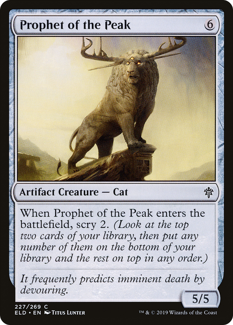 Prophet of the Peak (227) Foil - Throne of Eldraine