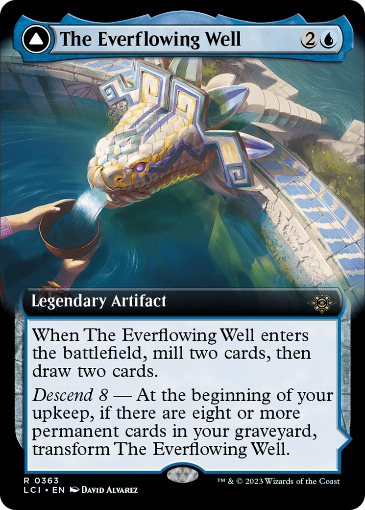 The Everflowing Well (Extended Art) (363) Foil - The Lost Caverns of Ixalan