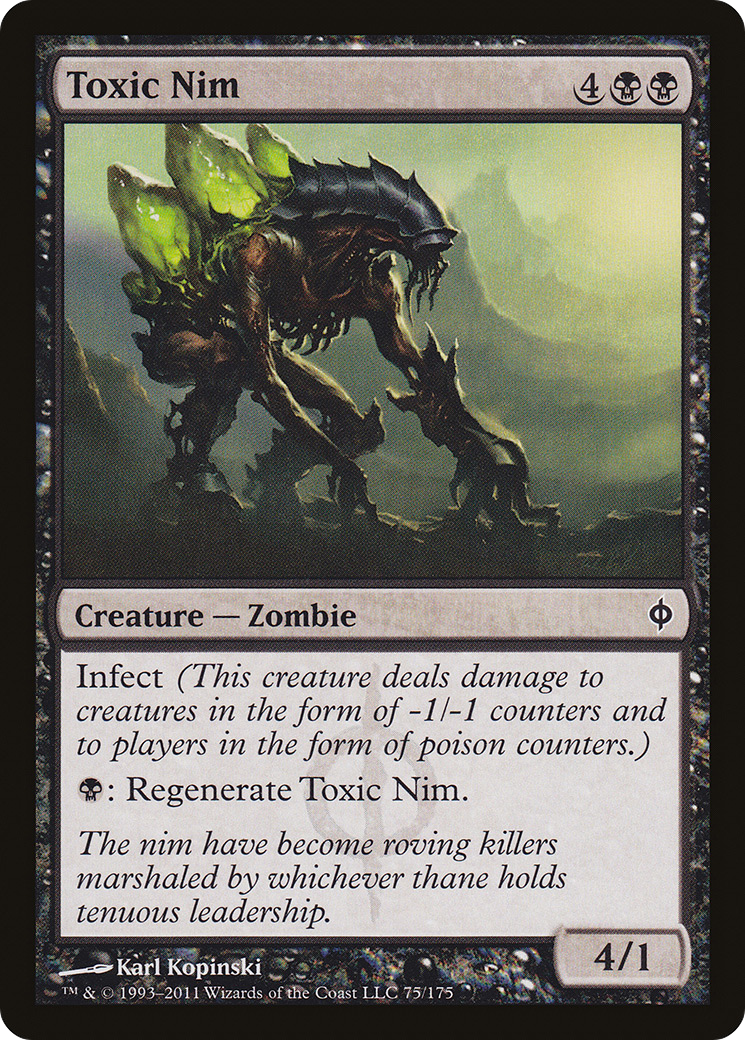 Toxic Nim (075) Foil - New Phyrexia