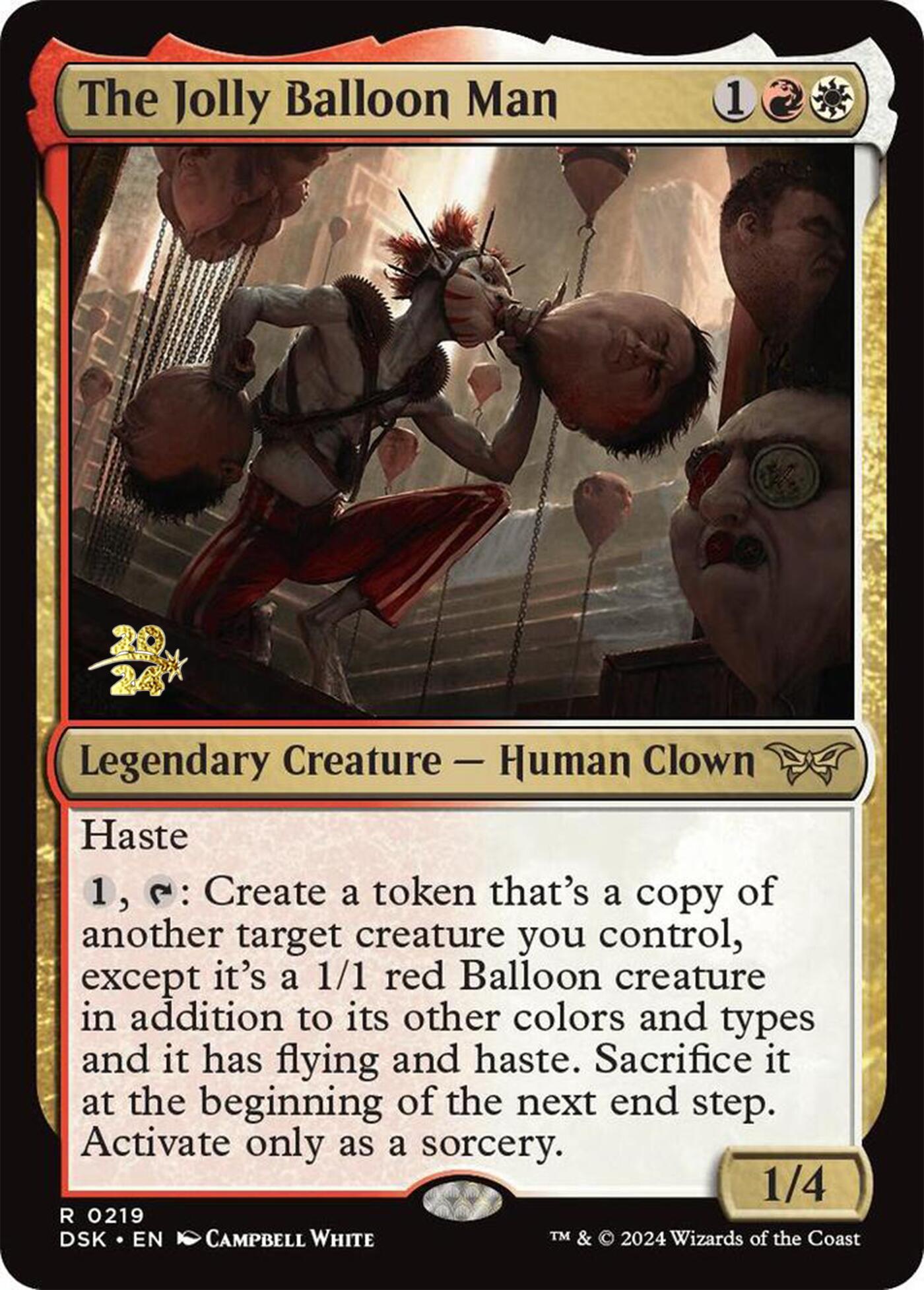 The Jolly Balloon Man [The Lost Caverns of Ixalan Prerelease Cards] | Silver Goblin