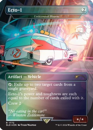 Ecto-1 – Unlicensed Hearse (1772) Foil - Secret Lair Drop Series