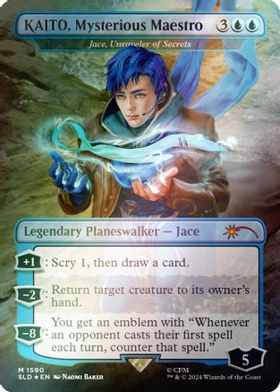 KAITO, Mysterious Maestro – Jace, Unraveler of Secrets (1590) Foil - Secret Lair Drop Series