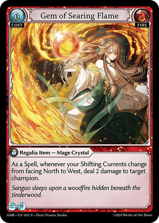 Gem of Searing Flame (024) [Mortal Ambition] Foil