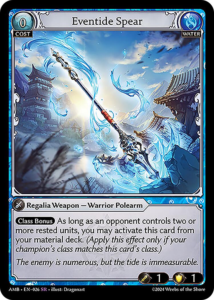 Eventide Spear (026) [Mortal Ambition] Foil
