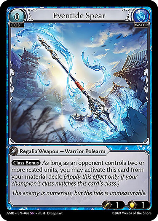 Eventide Spear (026) [Mortal Ambition] Foil