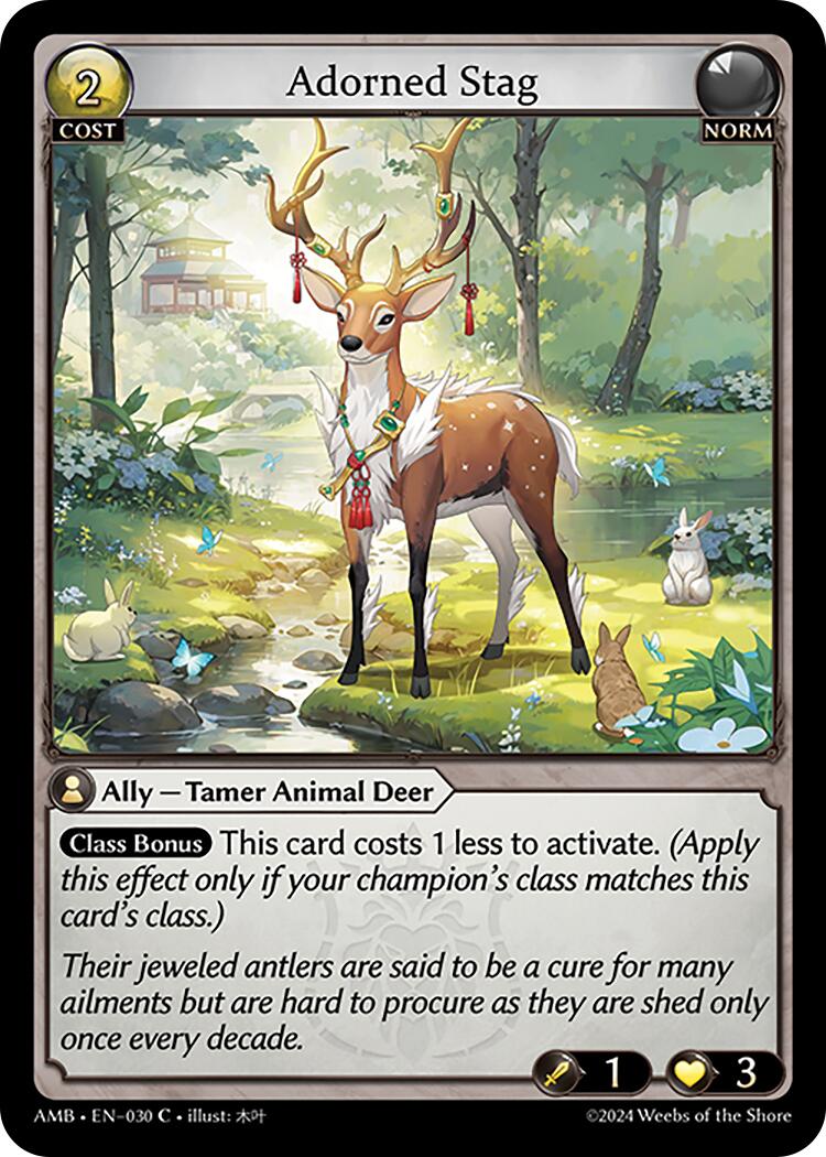 Adorned Stag (030) [Mortal Ambition] Foil