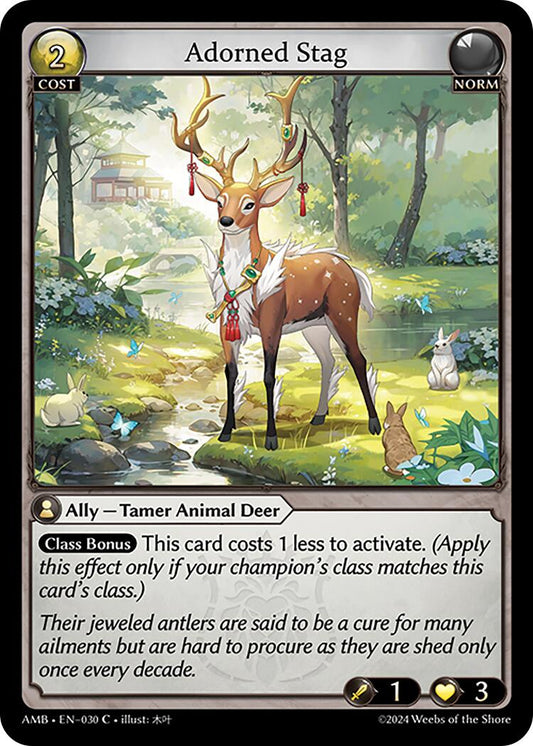 Adorned Stag (030) [Mortal Ambition] Foil