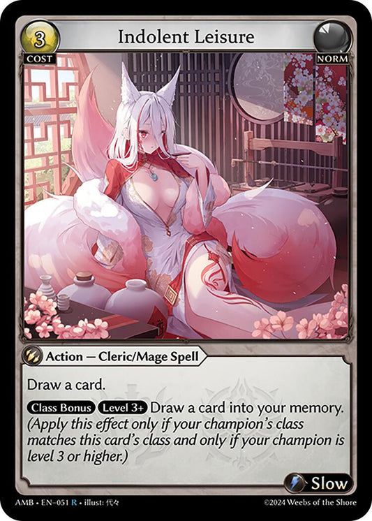 Indolent Leisure (051) [Mortal Ambition] Foil