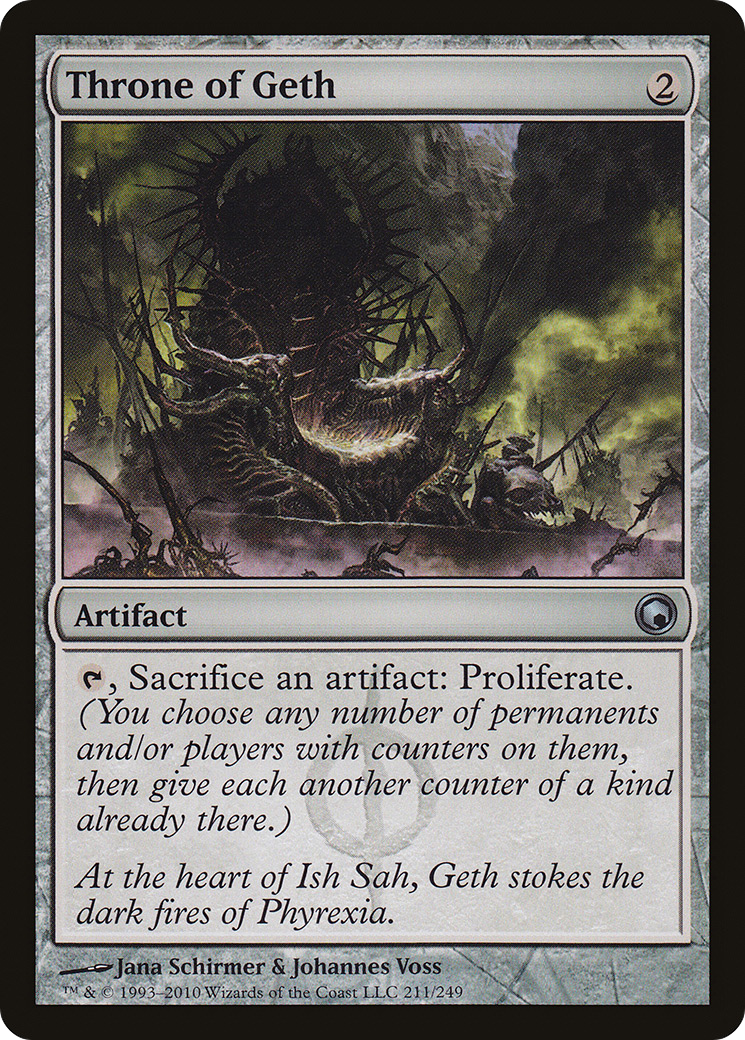 Throne of Geth (211) Foil - Scars of Mirrodin