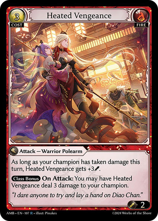 Heated Vengeance (107) [Mortal Ambition] Foil