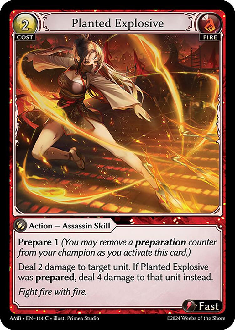 Planted Explosive (114) [Mortal Ambition] Foil