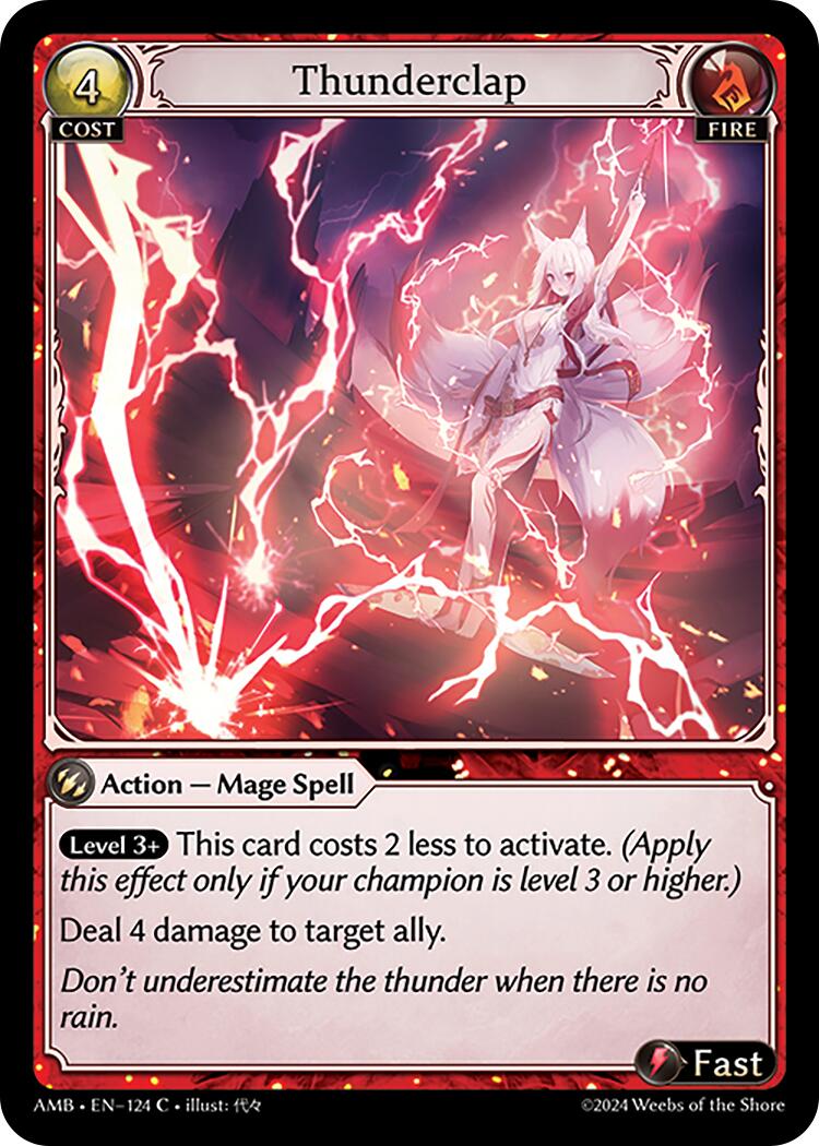 Thunderclap (124) [Mortal Ambition] Foil