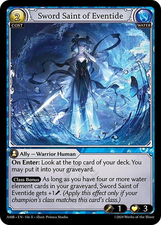 Sword Saint of Eventide (156) [Mortal Ambition] Foil