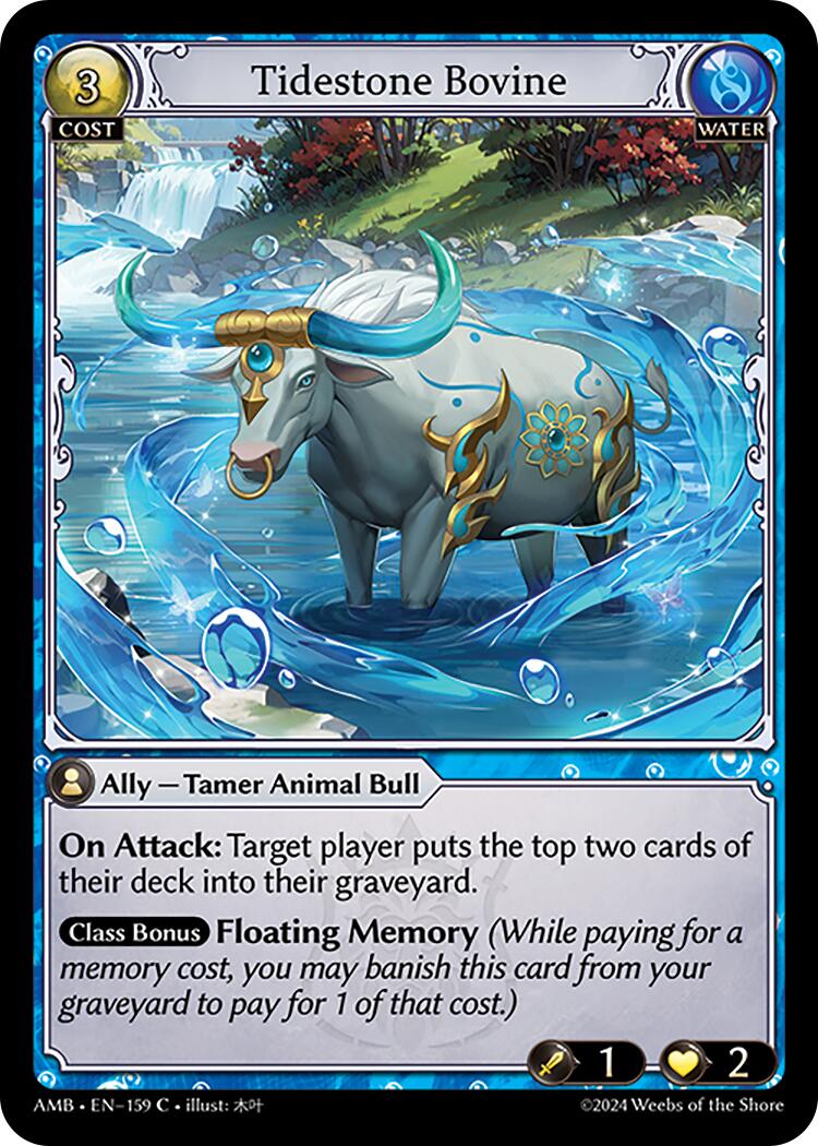 Tidestone Bovine (159) [Mortal Ambition] Foil