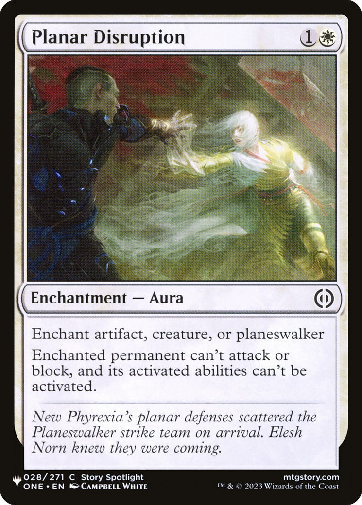 Planar Disruption (ONE-28) - The List