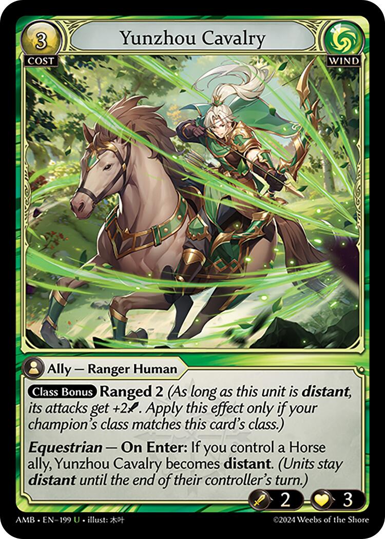 Yunzhou Cavalry (199) [Mortal Ambition] Foil
