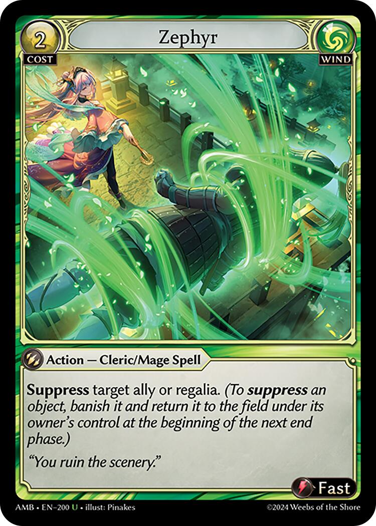Zephyr (200) [Mortal Ambition] Foil