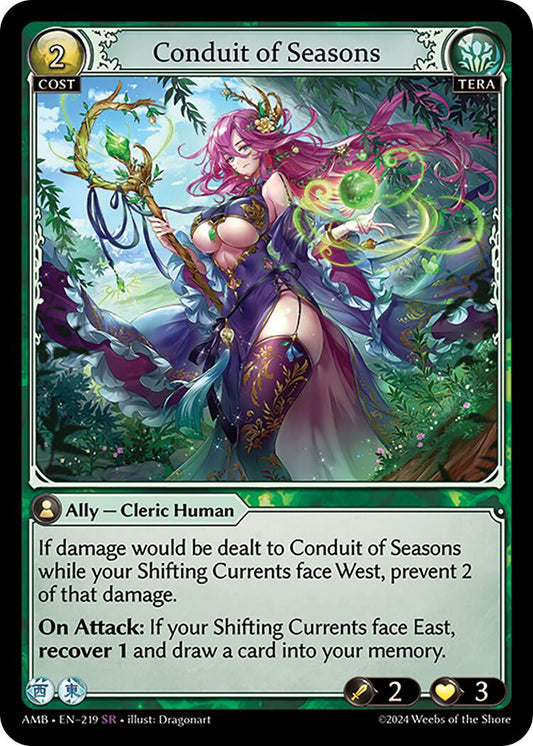 Conduit of Seasons (219) [Mortal Ambition] Foil