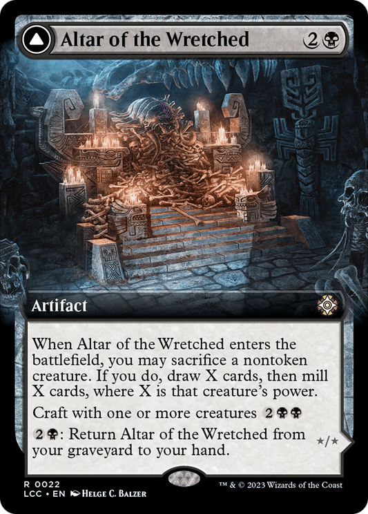 Altar of the Wretched (Extended Art) (022) - The Lost Caverns of Ixalan Commander