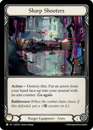 Sharp Shooters (JDG033) Cold Foil - Flesh and Blood: Promo Cards