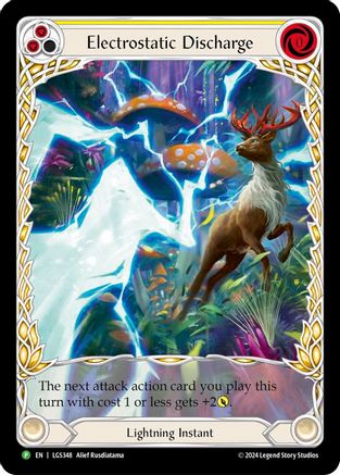 Electrostatic Discharge (Yellow) (Extended Art) (LGS348) Rainbow Foil - FaB Promos