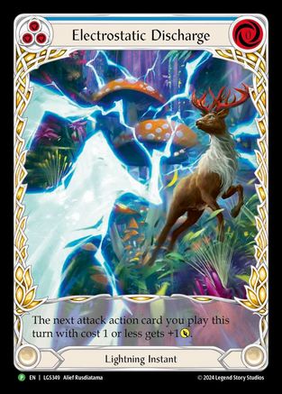 Electrostatic Discharge (Blue) (Extended Art) (LGS349) Rainbow Foil - FaB Promos