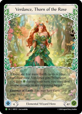 Verdance, Thorn of the Rose (HER121) Rainbow Foil - FaB Promos
