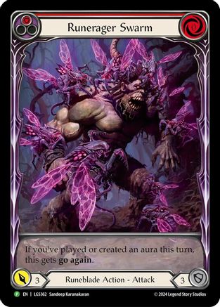 Runerager Swarm (Red) (Extended Art) (LGS362) Rainbow Foil - FaB Promos