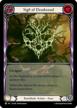Sigil of Deadwood (Extended Art) (LGS326) Rainbow Foil - FaB Promos