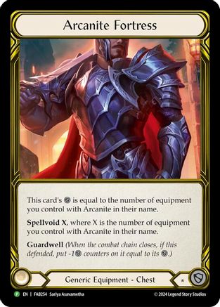 Arcanite Fortress (Golden) (FAB254) Cold Foil - FaB Promos