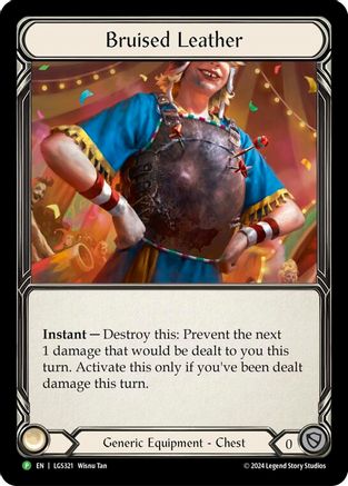 Bruised Leather (LGS321) Rainbow Foil - FaB Promos