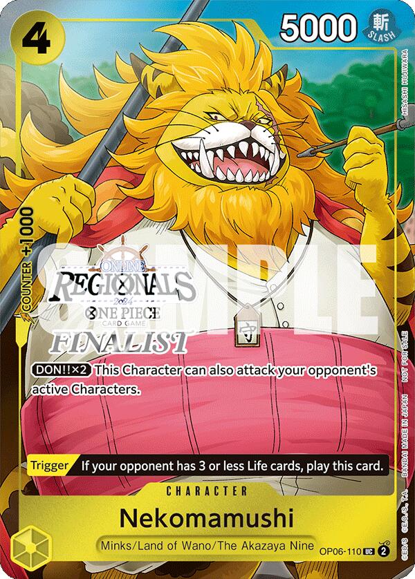 Nekomamushi (Online Regional 2024 Vol. 3) [Finalist] [One Piece Promotion Cards] | Silver Goblin