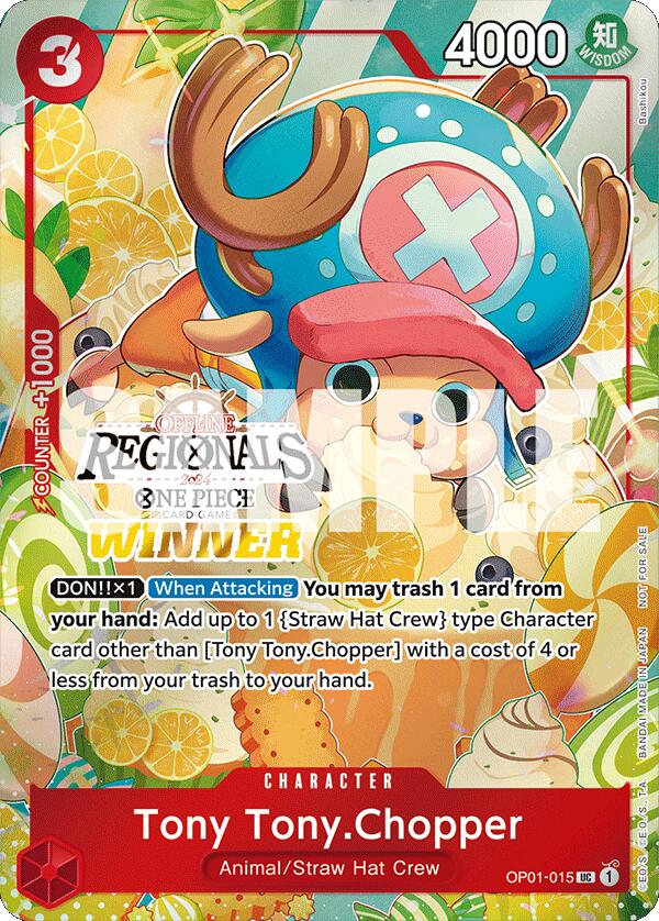 Tony Tony.Chopper (Offline Regional 2024 Vol. 3) [Winner] [One Piece Promotion Cards] | Silver Goblin