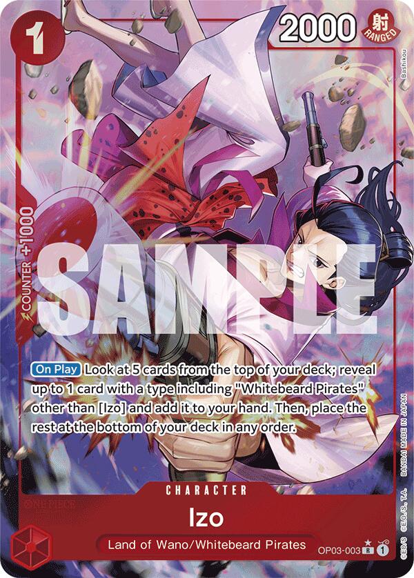 Izo (Alternate Art) (kankurou) [Extra Booster: Memorial Collection] | Silver Goblin