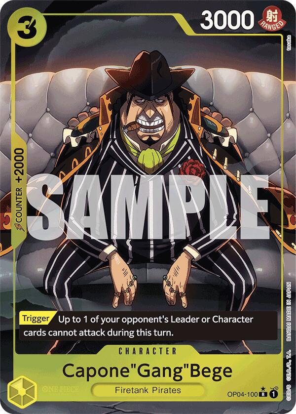 Capone"Gang"Bege (OP04-100) (Alternate Art) [Premium Booster -The Best-] | Silver Goblin