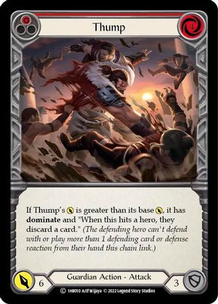 Thump (Red) (1HB010) - Blitz Deck: Historic Pack 1 - Bravo