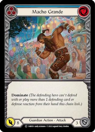 Macho Grande (Blue) (1HB019) - Blitz Deck: Historic Pack 1 - Bravo